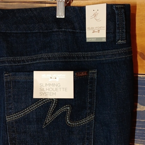 Melissa McCarthy Seven7 Jeans 24 Slim Boot 24 - Picture 8 of 11